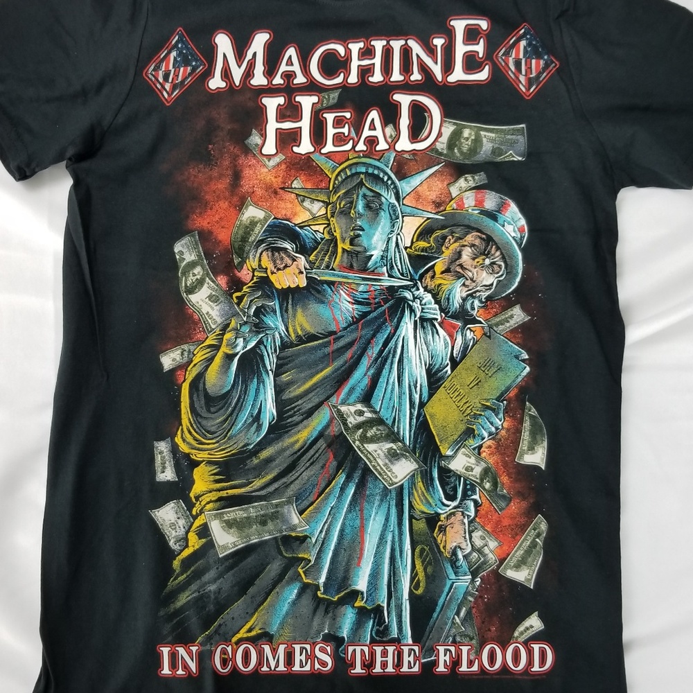 Machine Head In Comes The Flood Band Merch T-Shirt